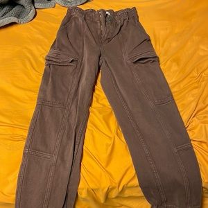 Brown cargo pants
